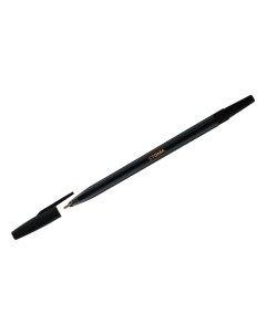 Ручка шариковая 049 черная 0 7мм тонированный корпус 50шт Стамм
