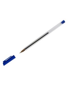 Ручка шариковая 800 синяя 0 7мм Стамм