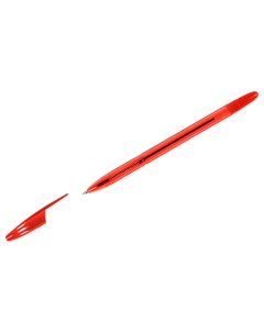 Ручка шариковая 555 красная 0 7мм тонированный корпус 50шт Стамм