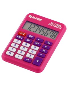 Калькулятор карманный LC 110NR PK 8 разрядов питание от батарейки 58 88 11мм Eleven