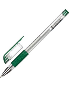Ручка гелевая Economy зеленый стерж 0 3 0 5мм манжетка 15шт Attache