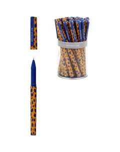Ручка шариковая Sienna синяя 0 7мм игольчатый стержень грип софт та Greenwich line