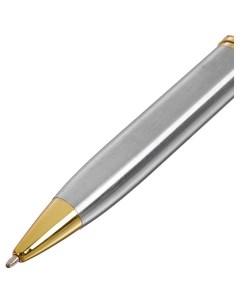 Шариковая ручка подарочная Стиль серебристо золотистый корпус Calligrata