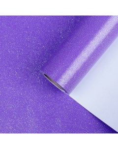 Бумага упаковочная Звездная пыль с блёстками неоновый пурпурный 0 7 x 5 м Sima-land