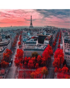 Картина по номерам Париж осенью Роспись по холсту 40х50 см MS7222 с 8 лет Supertoys