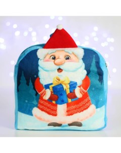 Рюкзак детский Дед Мороз с подарком 24х24 см Milo