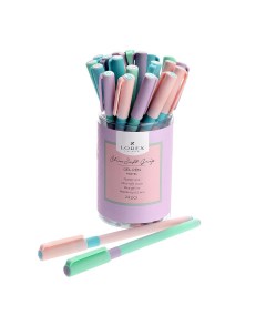 Ручка гелевая Pastel Slim Soft Grip 0 5мм синий прорезин корпус Lorex