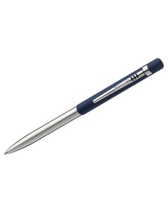 Ручка шариковая Gemini синяя 0 7мм корпус синий механизм автоматический 10 шт Luxor