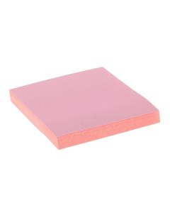 Блок с липким краем 76 мм х 76 мм 100 листов пастель розовый Calligrata