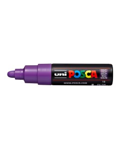 Маркер Uni POSCA PC 7M 4 5 5 5мм овальный фиолетовый violet 12 Uni mitsubishi pencil