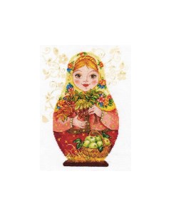Набор для вышивания Матрешки Осенняя краса136170 Alisa