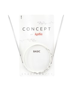 Спицы круговые супергладкие CONCEPT BY Basic 325 мм 150 см арт 107 7 325 150 Katia