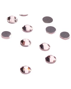Стразы термоклеевые Круг стеклянные d 2 8 мм 100 шт цвет серебряный Арт узор