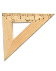 Треугольник деревянный 45гр 11см Можга