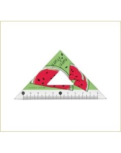 Треугольник пластиковый 45гр HappyGraphix Fresh fruity Арбуз Bruno visconti