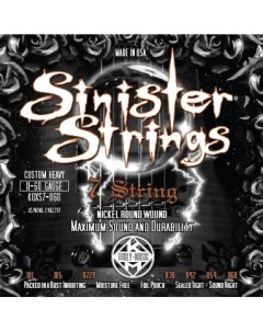 Струны KQXS7 1160 Sinister 7 Strings Nickel Plated Steel Tempered Kerly music