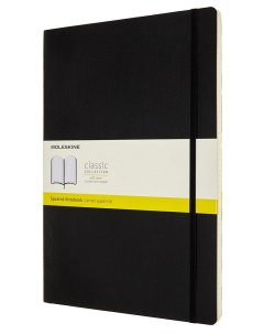 Блокнот Classic Soft A4 192 листа в клетку черный Moleskine