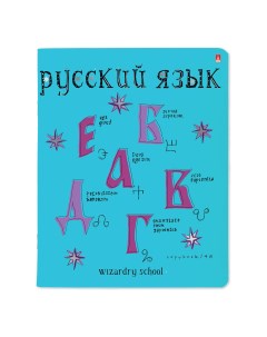 Тетрадь предметная Wizardry school русский язык 48 листов 1 шт Альт