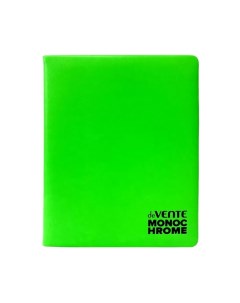 Книжка записная 80л А5 Monochrome зеленый неон ляссе Devente