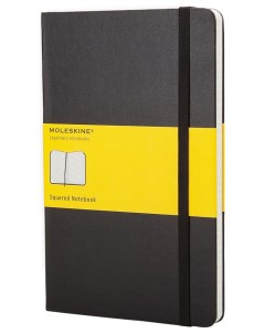 Блокнот Classic Soft Pocket 9х15 см черный в клетку Moleskine
