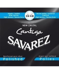 Струны 510CJH New Cristal Cantiga Blue Silver Polished Basses Savarez