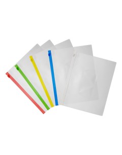Папка конверт A4 с молнией сбоку цвета в ассортименте Каждый день