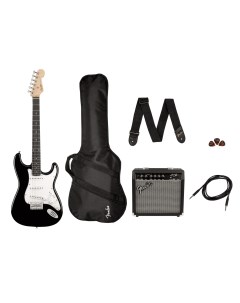 Электрогитара SQUIER MM STRAT в комплекте с комбо Frontman 10G и чехлом Fender