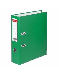 Папка регистратор с покрытием из ПВХ 80 мм с уголком зеленая 227193 4 шт Brauberg