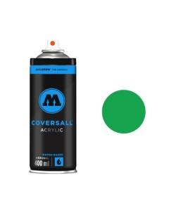Аэрозольная краска Coversall Water Based 400 мл clover green зеленая Molotow
