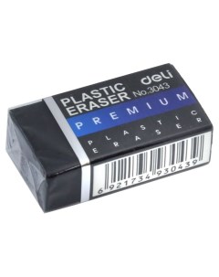 Ластик Premium черный 4 х 2 2 х 1 2 см Deli