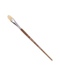 Кисть художественная профессиональная CLASSIC щетина овальная 26 длинная ручка Brauberg