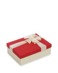 Коробка подарочная Прямоугольник цв беж красн WG 49 1 B 113 301718 Арт-ист