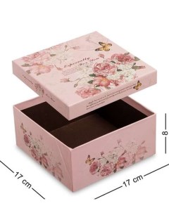 Коробка подарочная Квадрат цв розовый WG 20 2 A 113 301220 Арт-ист