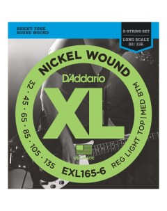 Струны для бас гитары DAddario EXL165 6 D`addario