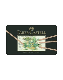 Пастельные карандаши PITT в металлической коробке 36 шт Faber-castell