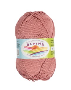 Пряжа Anabel хлопок 10х50 г 120 м 6 м 028 грязно розовый Alpina