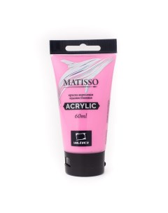 Акриловая краска Matisso нежно розовый 60 мл Малевичъ