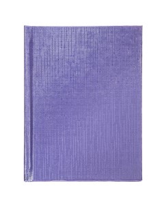 Записная книжка А6 Metallic Фиолетовая 64 листа клетка линейка твердая обложка Hatber