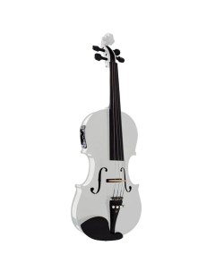 Акустическая Скрипка Ev 380 mwh 4 4 со Звукоснимателем цвет Белый металик Brahner