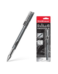 Ручка гелевая Megapolic Gel 17752 черная 0 5 мм 1 шт Erich krause