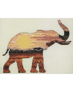 Набор для вышивания Силуэт слона 20 х 26 см 5678000 05040 Maia