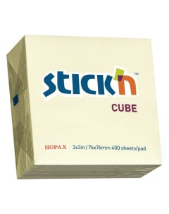 Блок самоклеящийся бумажный 21072 Stick`n