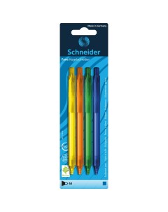 Набор ручек шариковых 73040 синяя 1 мм 4 шт Schneider