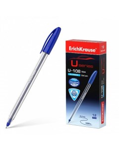Ручка шариковая Classic Stick синяя Erich krause