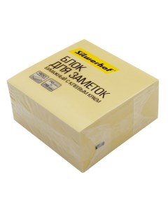 Упаковка блоков самоклеящихся 76x76 400 л пастель желтый Silwerhof
