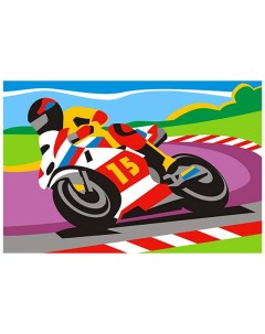 Набор для творчества картина по номерам Спортивный мотоцикл Ркн 023 1241551 Лори