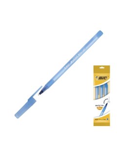 Шариковая ручка Round Stic Classic синяя 3 шт Bic
