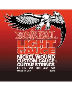 Ernie Ball 2208 Струны для электрогитары 11 15 22w 30 42 52 Nickel wound