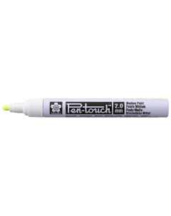 Маркер декоративный Pen Touch 2 0 мм желтый флуоресцентный Sakura