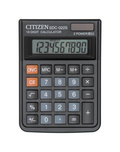 Калькулятор настольный SDC 022S 10 разрядов 250327 Citizen